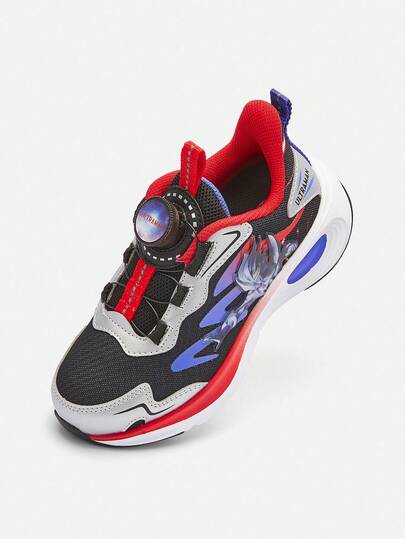 Balabala 奥特曼男童跑步鞋，英雄卡通印花，防滑鞋底，轻便设计，户外运动鞋