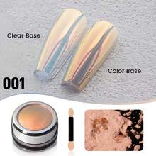 美人鱼极光闪亮自然高光粉，适合女士和美甲师DIY，极光珍珠粉，节日美甲礼物 - 彩色 - 查看 6