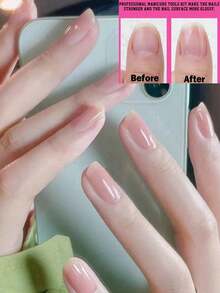 7pcs Manicure Tool Kit - Nail File, Buffing Block, Polisher, Cuticle Pusher, Nail Art Supplies, Nail Tools, Nail Art Tools, Back To School, Manicure, Nail Sticker Tools, Valentine's Day Gift