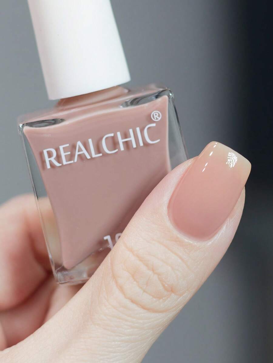 10ml/Pcs,2026 New Arrival Pink Nude Nails, Water Based Nail Polish,Fast Dry,Long Lasting,Peel Off,Autumn/Winter Colors,Manicure Nails Art For Women & Girls - 裸粉色 - 查看 1