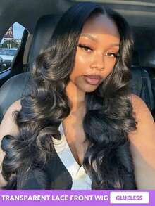 2x4 Glueless Wigs Human Hair Pre Plucked Natural Hairline Pre Cut Lace Pre Bleached Knots 24 Inch Body Wave Lace Front Wigs Human Hair 180% Put On And Go Glueless Wig For (Natural Black 8-30Inch) - Natural Black - View 5