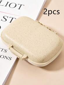 便携式药盒，旅行必备，防潮药盒，可重复使用，男女通用，日常用药收纳袋，可存放维生素、药品和营养补充剂，居家旅行必备配件