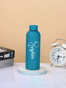 1pc Customized Double-Layer Stainless Steel Coffee Cup/Soda Bottle, Sports Insulated Water Bottle, 500ml/17oz Personalized Name Cup, Multiple Colors Available, Suitable As Back To School, Holiday And Birthday Gift For Boys And Girls