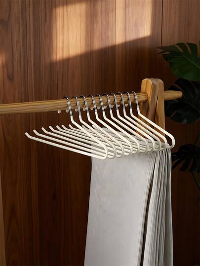 开口式裤架，节省空间的垂直悬挂式设计，可堆叠，衣橱收纳架，适用于衣物、打底裤、休闲裤、领带等，是馈赠佳品，多功能裤装收纳家居用品，一年21个节日适用。