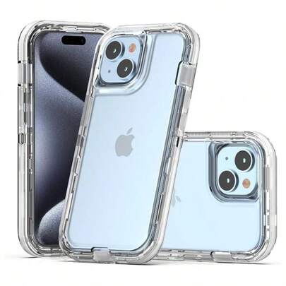 Funda Compatible con 14 Uso Rudo Anti Shock 3 en 1 360 Cuerpo Completo Transparente