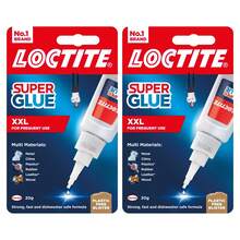 Loctite Super Glue XXL Strong And Fast Adhesive 2 Pack For Multi Material Repairs, High Performance Instant Bond Ideal For DIY, Household And Workshop Use - A - View 3