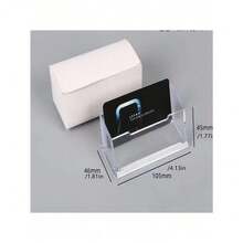 Creative Transparent Acrylic Desktop Storage Card Box For Office Supplies Plastic Business Card Box - Multicolor - View 7
