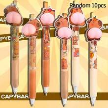 10/6/3 Stücke Capybara Hintern Quetsch Stressabbau Cartoon Kreativ Kugelschreiber - Verschiedenfarbig - Übersicht 10