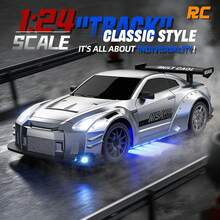 1:24 Scale Remote Control Drift Car, 2.4Ghz RC Toy With Lights, Tires And Obstacle Tools, Ideal Gift For Boys And Girls On Birthday, Halloween, Christmas, Thanksgiving - 20km/H High-Speed Drift Racing Car, 2-In-1 All-Terrain Off-Road Vehicle, Plastic RC Car With Drift Mode - Multiple Colors and Styles Of Drift Cars - View 8