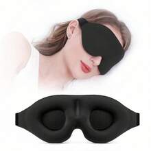 1pc 360° Full Blackout 3D Sleep Eye Mask - Breathable Non-Pressure Eye Cover For Men Women Students - Dormitory & Daily Use Eye Mask - Hồng - Xem 6