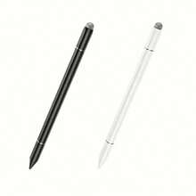 3-In-1 High Precision & Sensitivity Touch Screen Stylus Pen, Compatible With All Tablets And Smartphones, Black/White Colors, Battery-Free, Great Gift Gifts For Mother, Family, Friends, Birthday, Holiday - Multicolor - View 11
