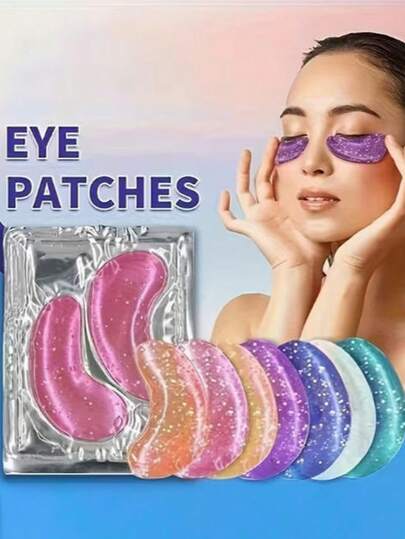 30pcs/Set Moisturizing Anti-Wrinkle Eye Mask Facial Masks, Suitable For Lip And Eye Care, Fit For All Skin Types, Help Relieve Dark Circles And Fine Lines, Gel Eye Patches, Ideal Gift For Men And Women