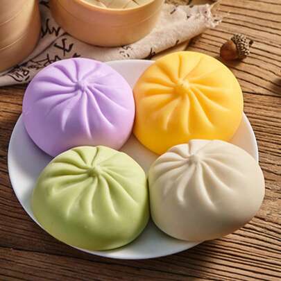 Large Squeeze Stress Relief Bun Toy, Squeezing Dough Bun Pressure Relief Toy, Stress Relief Gift