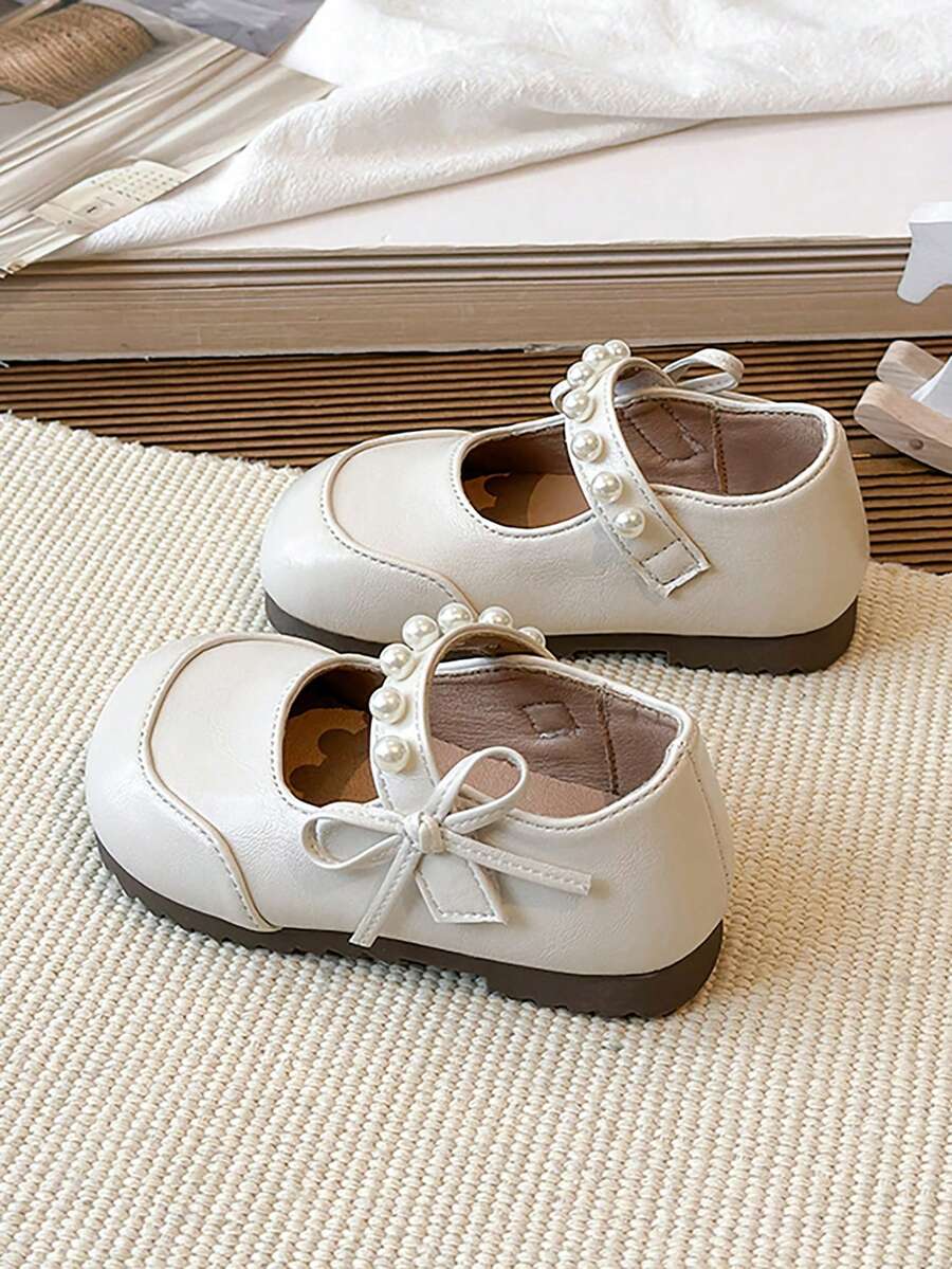 1 Pair Children Princess Mary Jane Shoes, New Spring/Autumn Baby Soft Bottom Girls Shoes
