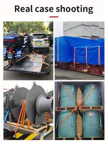 Heavy Duty Metal Buckle Cargo Lashing Straps, Strong Ratchet Tie Down Straps, Foldable, Wear-Resistant, Anti-Slip, For Securing Luggage, Fixing Cars, Tightening Tools, Tensioning Belts, Ratchet Tie Down Straps, For Transportation Of Luggage And Cargo, 3/6m Truck Lashing Rope Fasteners, Thickened Fastening Straps, Suitable For Cars And Trucks