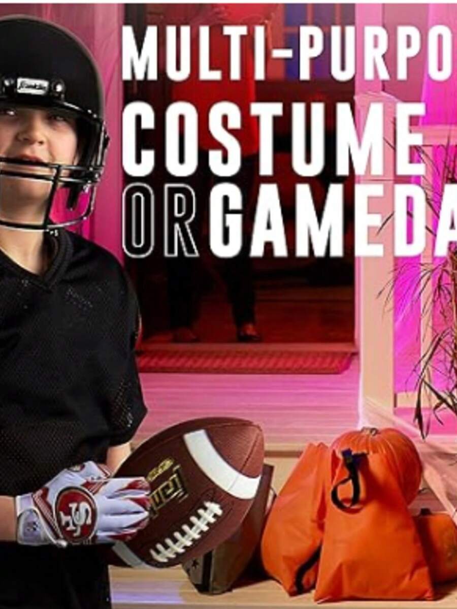 F ran klin S ports Youth N F L Football Receiver Gloves - Kids Football Gloves Pair - N F L Team Logos and Silicone Palm - All Youth Sizes - Great Game Gear + Football Costume Accessory - Multicolor - Ver 1