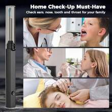 Ear Wax Removal - Earwax Remover Tool With 8 Pcs Ear Set - Ear Canal Cleaner With 1080P Camera - Ear Cleaning Kit With 8 Ear Spoon - Ear Camera For IOS And Android Black - 黑色 - 查看 6