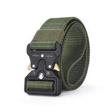 Unisex Outdoor Tactical Belt, Quick Release Buckle Design For Convenient And Fast Fastening, Comfortable And Durable Material With Strong Breathability, Adjustable Plus Size, Suitable For Spring, Summer, Autumn And Winter, Can Be Paired With Jeans, Pants, Skirts, Dresses, Ideal For Commuting, Office, Sports - Perfect Gift For Valentine's Day, Birthday, Anniversary - Multicolor - View 11