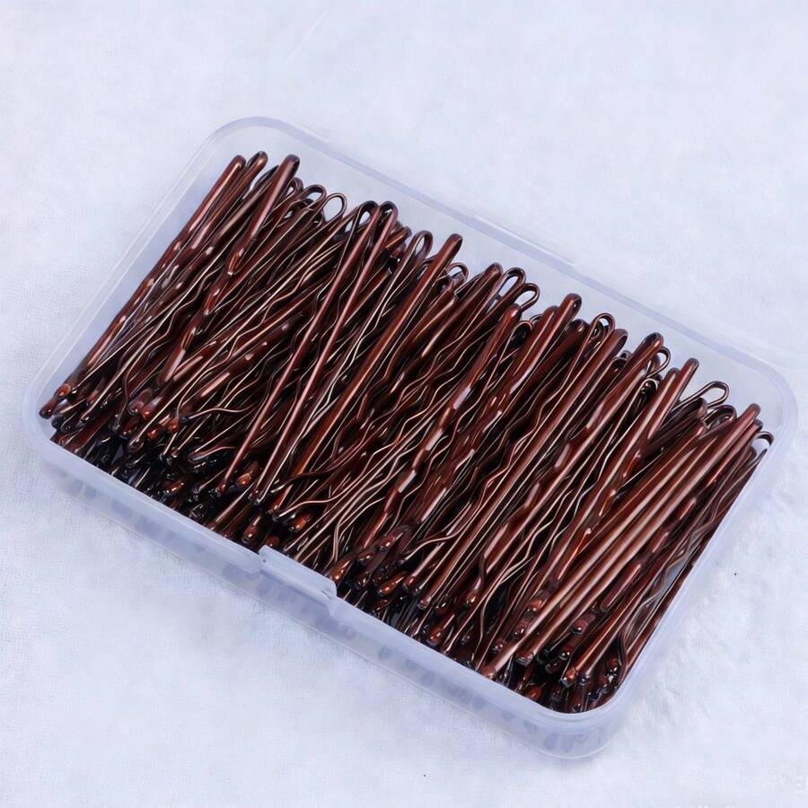 50/150pcs/Box Basic Flat Hair Clips, Everyday Use