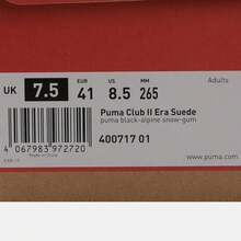 Puma 男女通用休闲低帮运动鞋 - 黑與白 - 查看 7