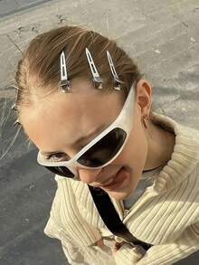 30/20/10个装 专业女士沙龙固定发夹 卷发金属发夹 蓬松发根夹 DIY工具 美发配饰 无痕发夹 美发造型工具（30个/20个/10个装），返校季，旅行度假必备 - 銀色 - 查看 3