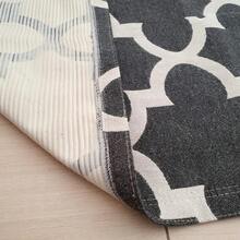 Living Room Rug 2.00x1.40 Modern Prints Versatile Non-Slip - Xám - Xem 4
