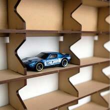 Display Stand For 54 1/64 Scale Model Cars Made Of MDF - 薑色 - 查看 4