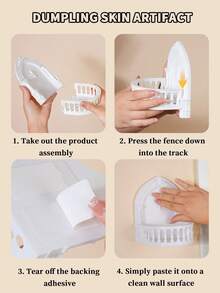 1pc Child Room Camera Holder, No Drill Wall Mount Bracket, Camera Surveillance Stand, No Nail Wall Storage Rack For Home Surveillance - Multicolor - View 5