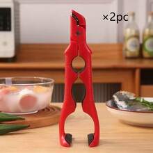 This Multi-Functional Kitchen Tool Combines A Dish Clamp And Bowl Clamp, Providing Multi-Angle Gripping, Non-Slip And Heat-Resistant Features To Prevent Food From Slipping And Protect You From Burns When Serving Food. It Also Has A Bottle Opener Function, Making It An Excellent Gift For Your Wife Or Mother.