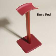 1/2 件优质铝制耳机支架 - 坚固、倾斜的设计适合所有音乐耳机 - 经典款式，有黑色、白色或粉色可选，无需充电