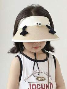 Kids' Sun Protection Open Top Hat, Cute Sun Hat, Cartoon Sun Hat, Baby Hat, Unisex Straw Hat For Summer - Hat - View 4