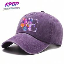 1pc KPOP Witch Hunting Girl Group Letter Print Baseball Cap, Vintage Snapback Hat For Women, Casual Sun Protection Sports Cap - Multicolor - View 7