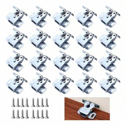 TendenciaCerraduras Toque Bead Old Fashioned Gabinete Puerta Lock PlateadoCalidad premium