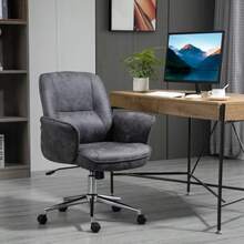 XXL Ergonomic Office Chair With Tilt Function, Height Adjustable, Supports Up To 120 Kg, Grey - Grey - View 2