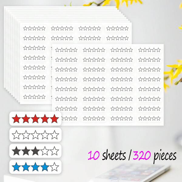 10pcs Book Stickers With Star Rating | Reading Stickers | Gift Ideas For Planners | Gift Ideas For Readers | Planning Stickers | Reading Stickers | Buju Stickers | For Books And Planners | Reading Journal Scrapbook Supplies Funny Stickers Scrapbooking Supplies Kindle