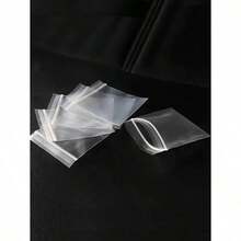 100/500pcs Clear Resealable Zip Plastic Bags, 2 Mil Thick Transparent Poly Bags With Seal Zipper, Storage Containers,Self Locking Plastic Bags For Coins, Screws, Small Items, Jewelry Supplies, Snacks, Wedding, Birthday Gift Bag Party Bridesmaid Gifts Bag - Trong sáng - Xem 1