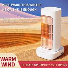 Small Desktop Heater, Quiet & Fast Heating, Hand & Foot Warmer, Instant Heating, Radiant Heater, Suitable For Office - Multicolor - View 5