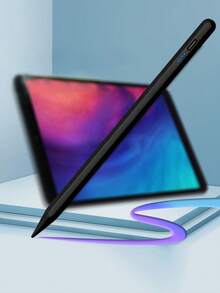 通用电容式触控笔，主动式铅笔型电容触控笔，配有2个替换笔尖，兼容安卓、苹果iPad，书写流畅的高端电容式触控笔（仅支持苹果、安卓、鸿蒙操作系统以及部分Windows系统，不适用于电阻式或电磁式屏幕设备） - 黑色 - 查看 14