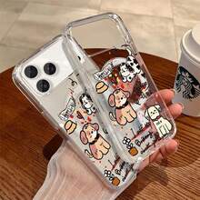 Puppy Happy New Year 2026 Phone Case foriPhone 17, 16, 15, 14, 13, 12, 11 Pro Max, Plus New Year Gift for Friends and Family. Simple and Elegant Design, Easy to Charge, Clear Acrylic Magnetic Phone Case - Ventosa magnética transparente - transparente - YYEACIpuppy - Ver 1