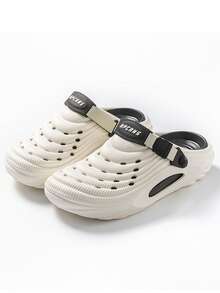 Men's Casual Beach EVA Hollow Breathable Sandals, Outdoor Spring/Summer - White - View 7