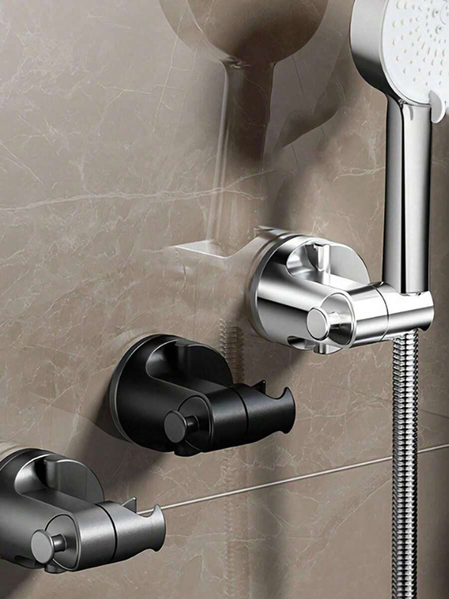 1 Giá đỡ vòi sen gắn tường bằng giác hút, có thể điều chỉnh, tái sử dụng, không cần nguồn điện, thích hợp cho nhà bếp và phòng tắm; 1 Giá đỡ đế vòi sen, không cần khoan, móc giác hút có thể điều chỉnh, giá đỡ vòi sen xoay được. - Nhiều màu - Xem 1