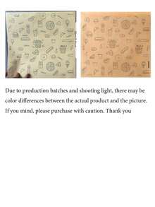 50/100个牛皮纸三明治袋，防油防漏一次性食品袋，适用于汉堡、甜点、炸鸡 | 派对、餐饮、餐车密封零食包装 | 婚礼、生日 | 返校季 - 彩色 - 查看 9