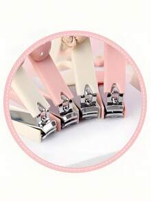 1pc Love Cartoon Heart-Shaped Nail Clippers, Mini Splash-Proof Folding Home Nail Trimmer, Nail Trimmer, Valentine's Day Gift - Multicolor - View 7