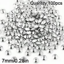 2/10/20/30/40/50/100颗电镀CCB珠子，多种形状可选，珠宝制作DIY项链手链耳环配件，隔珠，手工串珠材料，手机吊坠，复古不对称电镀隔珠 - diy - 查看 33