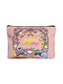 Sensory Friendly Makeup & Accessories Pouch - Designed For Individuals With Sensory Needs, Features Sensory-Friendly Icons, Holds Small Tools, Supplies, Travel Essentials, Available In Multiple Colors, Durable Polyester Material,Charger Storage Bag,Travel Essential Makeup Bag: Girls' Travel Survival Bag, Men's And Women's Zipper Bag, Cosmetics ﻿ - Multicolor - View 13