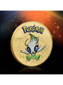 pokemon Monedas de metal de Pokémon, monedas de metal de Pikachu, Charizard, Mewtwo, Pikachu, tarjeta de colección de juego redonda de tarjetas de Pokémon, juguetes de anime - Multicolor - Ver 26