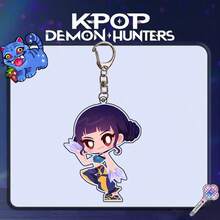 K-POP 魔女猎人 Kpop 恶魔猎人 亚克力钥匙扣套装，卡通偶像娃娃包挂件，可爱动漫风格配饰，送给音乐爱好者/青少年/成人的精美礼物，适合生日、圣诞节、万圣节、情人节、新年和周年纪念日等庆祝活动 - 彩色 - 查看 4