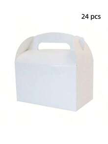 12/24pcs Foldable Gift Boxes, Suitable For Packaging Jewelry, Candy, Desserts - Multicolor - View 7