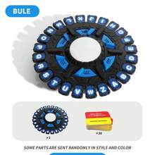 German Version Fast Thinking Letter Spinner Word Game Set, Children's Interactive Cognitive Strategy Board Game, Includes Card-Based Spelling Puzzle Toy, Enhances Cognitive Ability, Ideal Party, Christmas, Holiday Gift - Multicolor - View 11