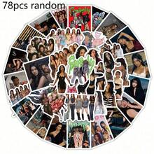 78 piezas Pegatinas KATSEYE/Kpop, KATSEYE, Fangoods, Lara, Yoonchae, Daniela, Manon, Megan, Sophia, Touch, Debut, Adecuado para portátil, teléfono, equipaje, taza, cuaderno, decoración perfecta y regalo de fans - Multicolor - Ver 11